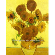 Berühmtes Van Goghs Sonnenblumen-Ölgemälde auf Leinwand